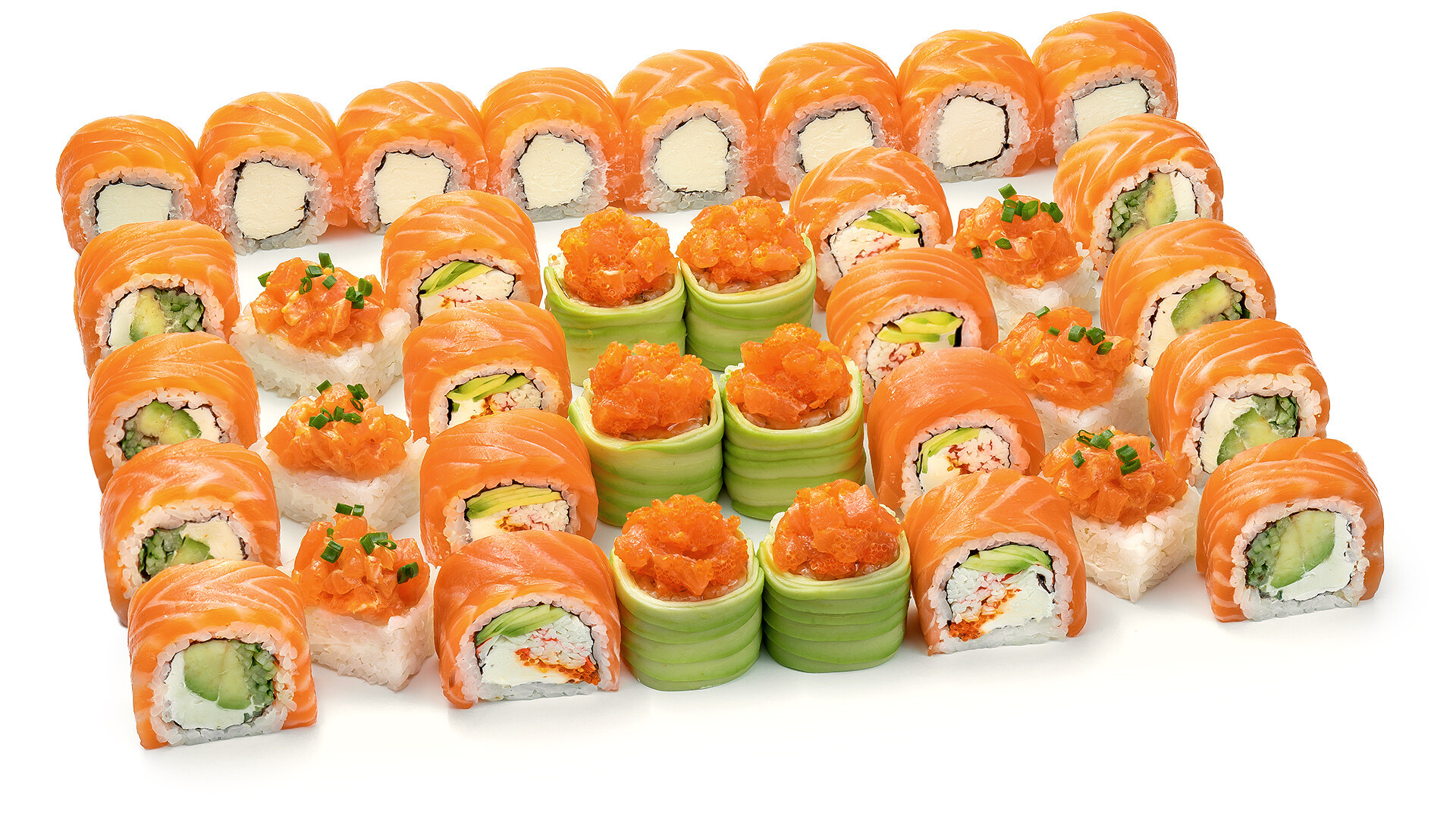 Заказать Salmon box 8 с доставкой на дом