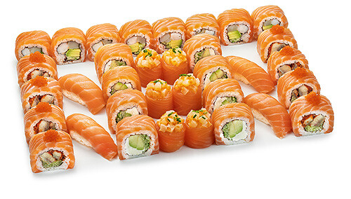 Заказать Salmon box 9 Premium с доставкой на дом