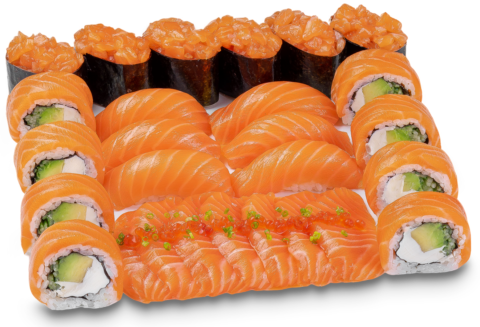 Заказать Salmon box 4 с доставкой на дом