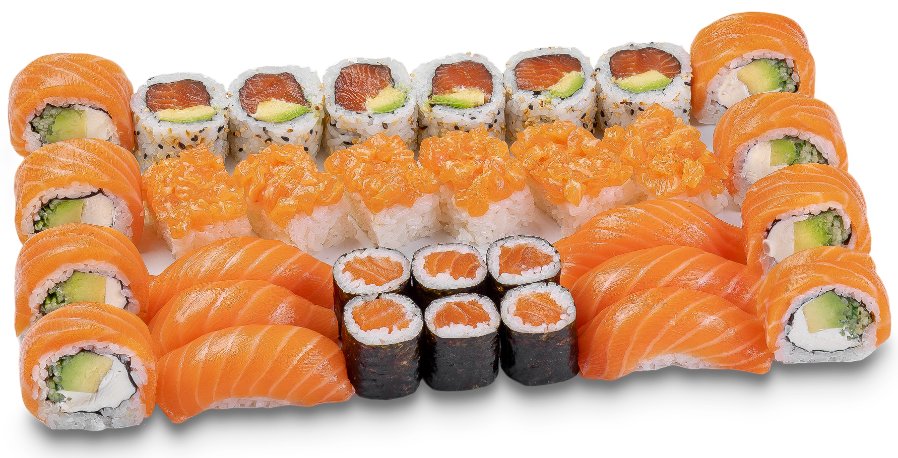 Заказать Salmon box 3 с доставкой на дом