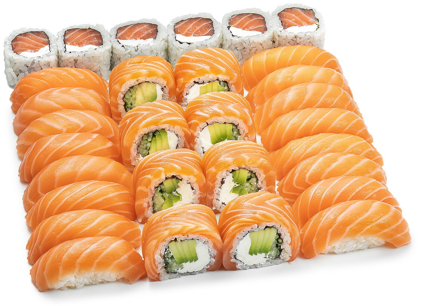 Заказать Salmon box 6 с доставкой на дом