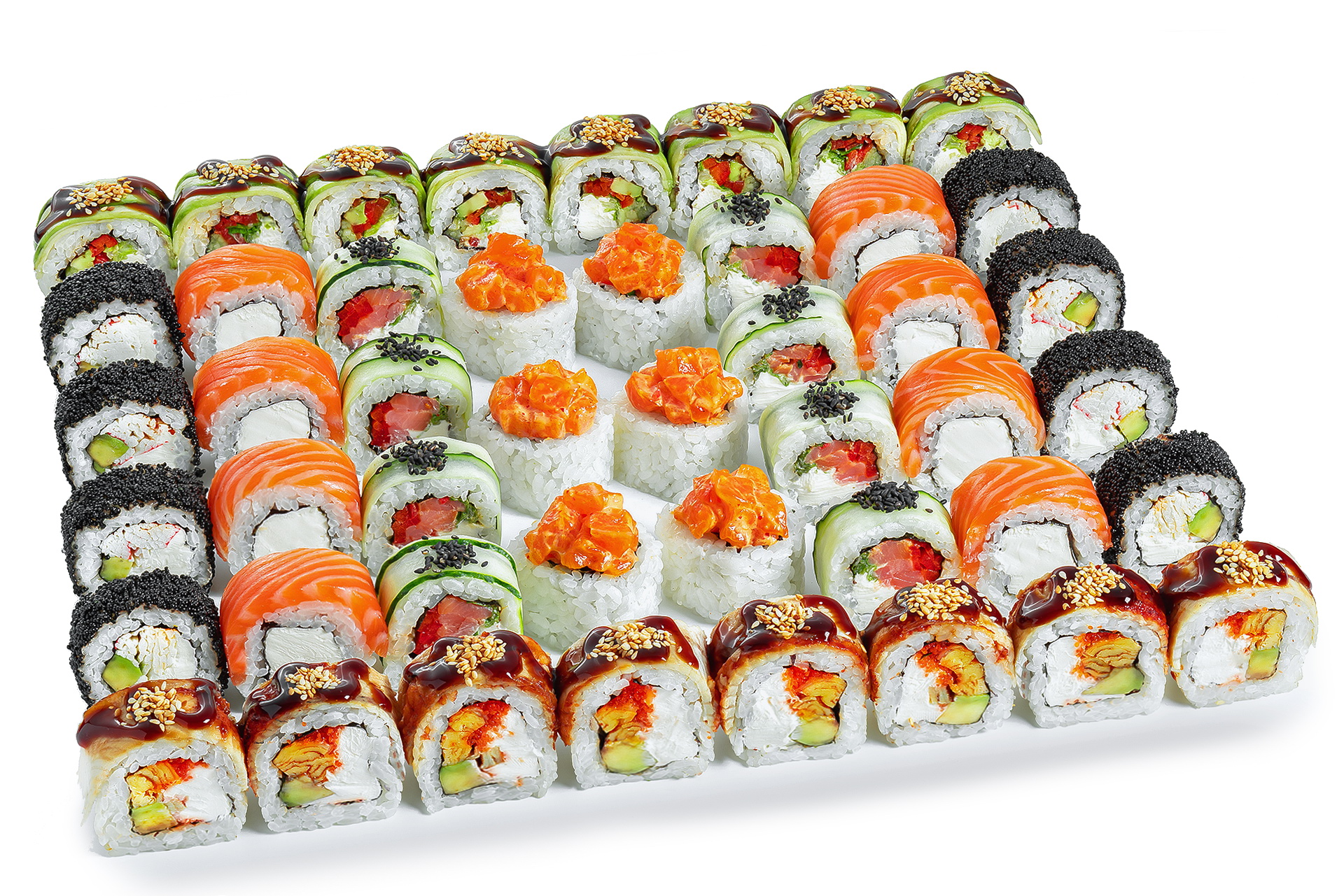 Заказать Сет суши в Харькове, Одессе и Днепре - доставка суши-сетов на дом  | «966»