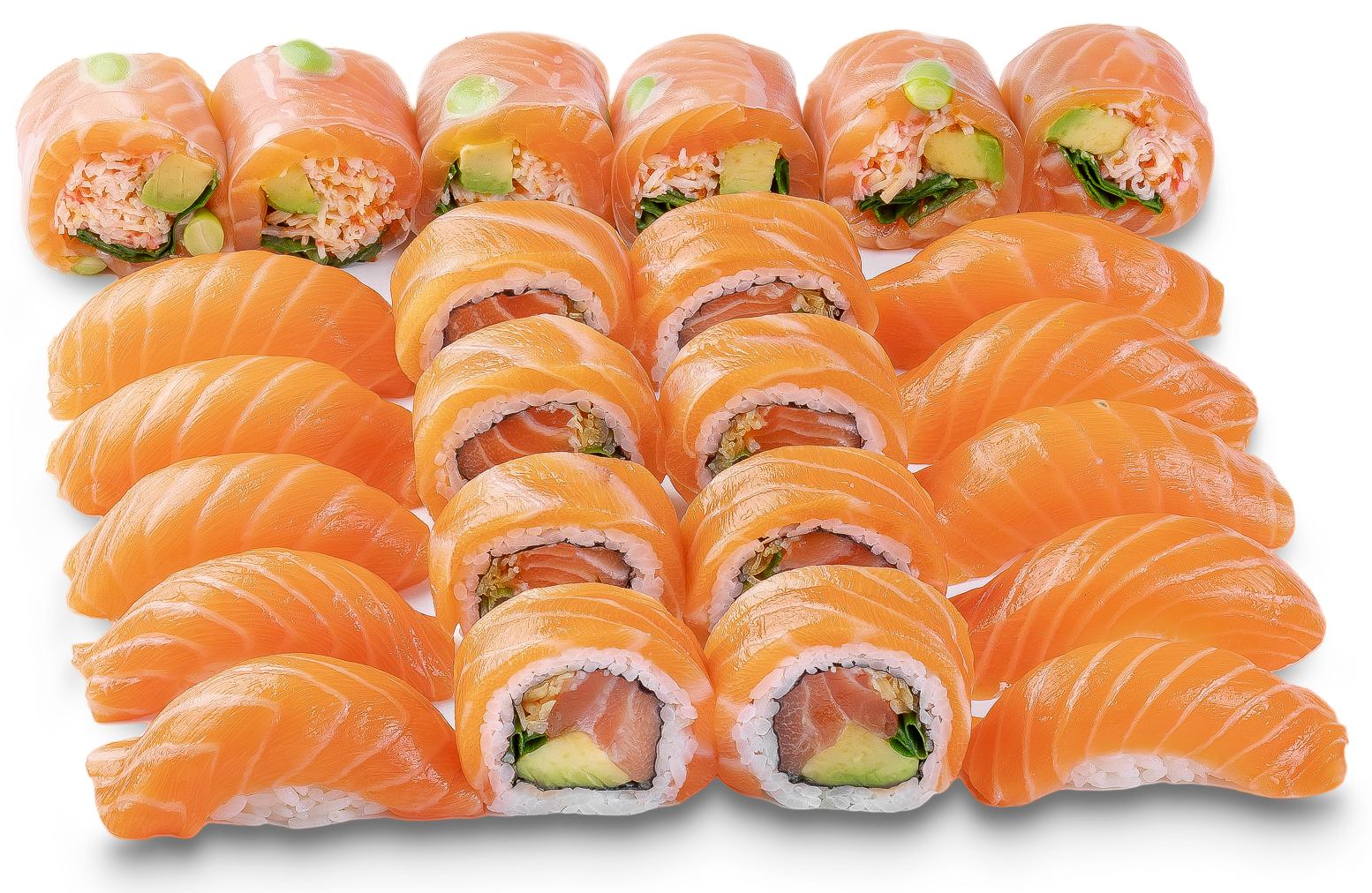 Заказать Salmon box 7 с доставкой на дом