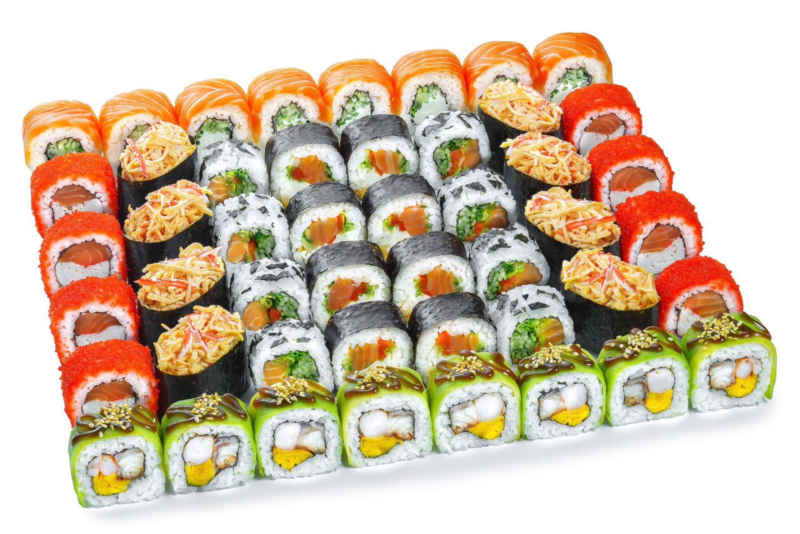 Заказать Сет суши в Харькове, Одессе и Днепре - доставка суши-сетов на дом | «966»